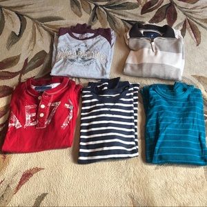 Hollister, American Eagle, BKE long sleeve shirts